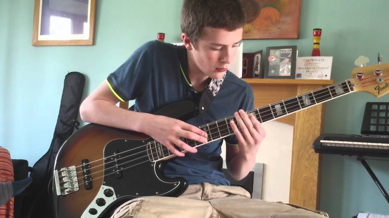 Bass guitar tapping technique YouTube