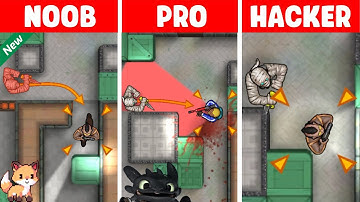 NOOB vs PRO vs HACKER - Hunter Assassin - Gameplay - MAX LEVEL in Assassin Game | - Ikko Fire