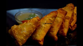 Crispy Patti Samosa | Homemade Samosa Recipe | Onion & Green peas Samosa | Crispy Samosa Recipe .