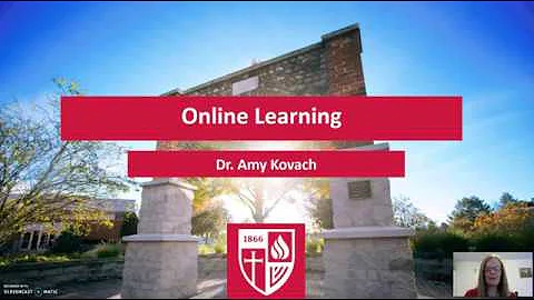 Navigating Online Learning | Dr Amy Kovach