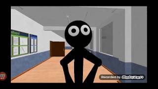 Злой учитель Stickman Хоррор в реальной жизни в Майнкра...