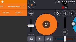 How to start music and the use of sync on idjing ap screenshot 4