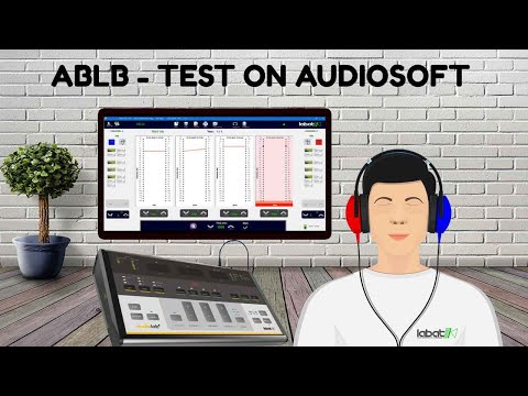 Alternate Binaural Loudness balance  Test (ABLB) Using  Audiosoft  Software. - video from Labat Asia