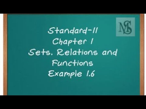 TN-SCERT- 11th Maths - Chapter1 (Example 1.6)