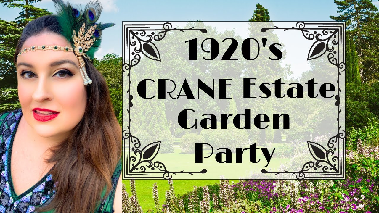 1920's  Garden Party at the Crane Estate