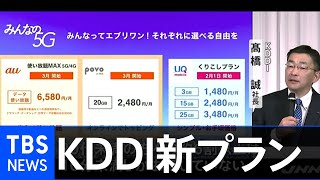 KDDI新プラン 20GB2480円、オプション豊富に準備【Nスタ】