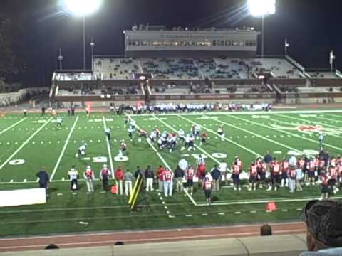 Fan Takes Hit on Sideline