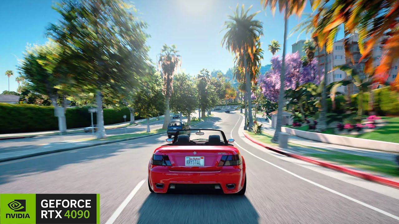 Grand Theft Auto V Remastered with Life like graphics & Vegetation Mods | Father/Son Mission