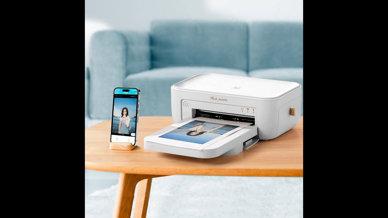 Wireless Printing 300DPI HPRT Color Photo Printer CP4100 Desktop Household Thermal Sublimation