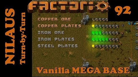 Factorio S7E92 - Circuit network based Factory Overview