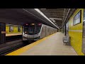 TTC Line 1 train departing from Dundas and heading northbound to Finch