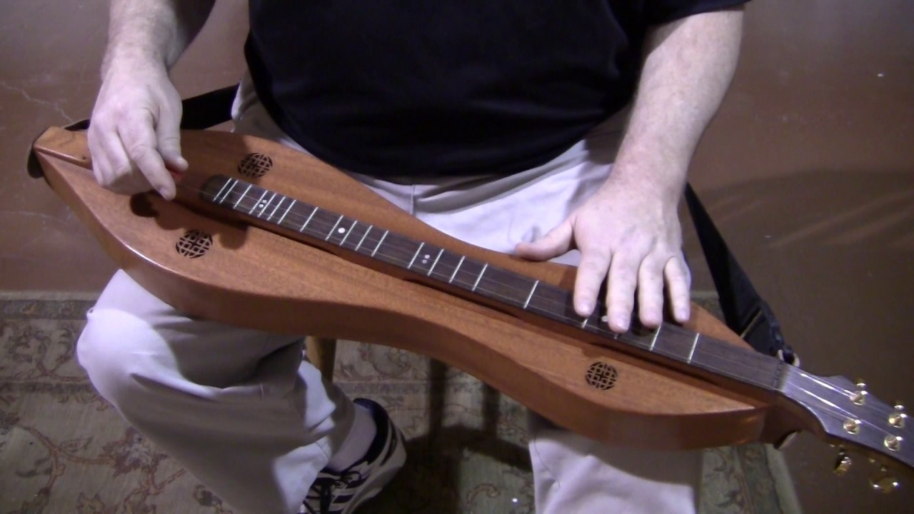 Folkcraft Instruments mountain dulcimer demonstration, serial number 20141620 YouTube