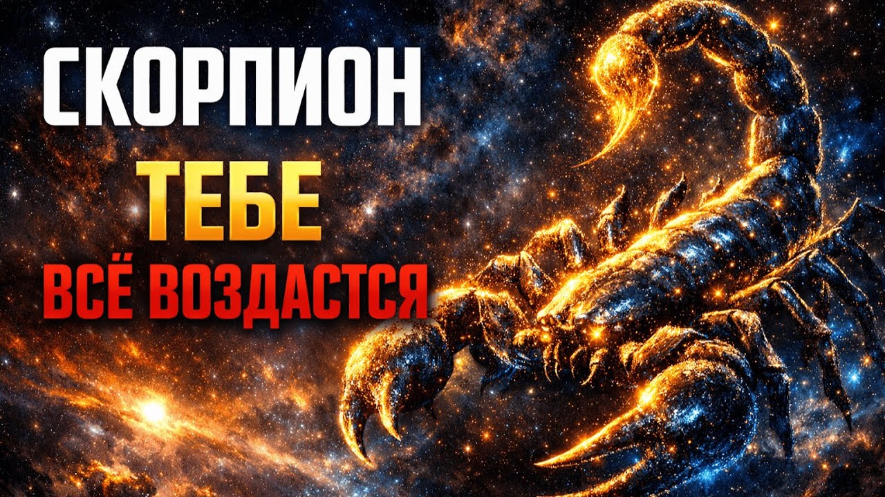 СКОРПИОН♏: ТЕБЕ ВСЁ ВОЗДАСТСЯ — ПРИГОВОР УЖЕ ВСТУПИЛ В СИЛУ. ГОРОСКОП