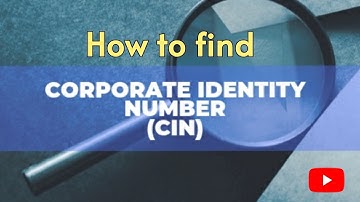 How to find CIN | Find CIN on MCA | Corporate Identification Number | Step by step | CIN