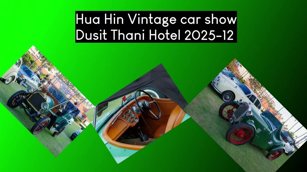 Hua Hin Vintage Car Show 2025 12 25