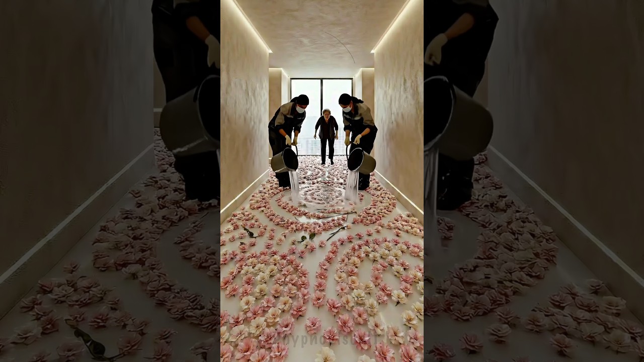 THIS FLOOR IS INSANE 😱 Sakura Epoxy Luxury Floor