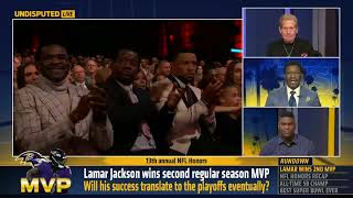 Lamar Jackson wins second regular season MVP in his career  NFL  UNDISPUTED