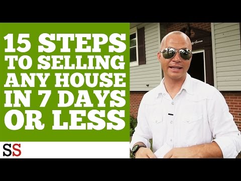 15 steps to selling any house in 7 days or less