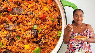 The BEST JOLLOF You Will Ever Make - BEEF JOLLOF RICE