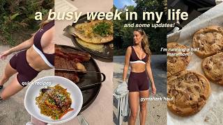 A PRODUCTIVE WEEK | I’m running a half marathon, quick recipes + Gymshark haul