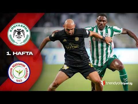 Konyaspor - Çaykur Rizespor - Highlights/Özet | Trendyol Süper Lig - 2026/27