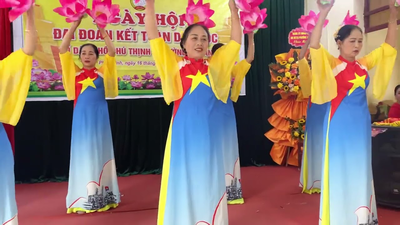 Múa Việt nam ơi mến yêu vô cùng Phú thịnh 