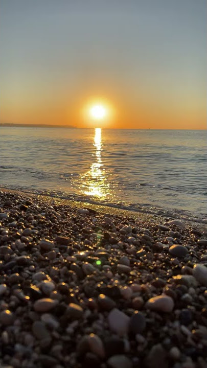 Relaxing Video of a Sunrise Beach #shorts