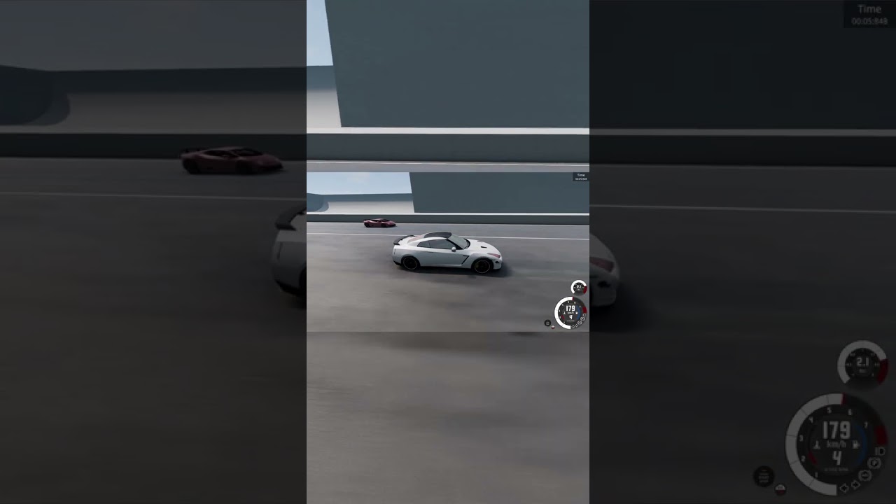 Drag race - Nissan GTR Twin Turbo tuned vs Lamborghini Huracan