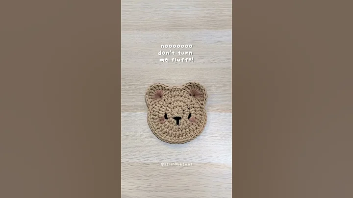 nooo don't turn me fluffy part 2 (into a hat audio) #crochet #crochethacks #fluffycrochet