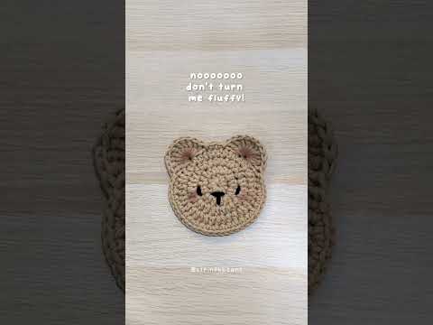 nooo don't turn me fluffy part 2 (into a hat audio) #crochet #crochethacks #fluffycrochet