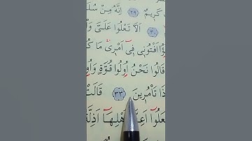 سورة النمل الأية 32 إلى 35 القارئ سعد الغامدي