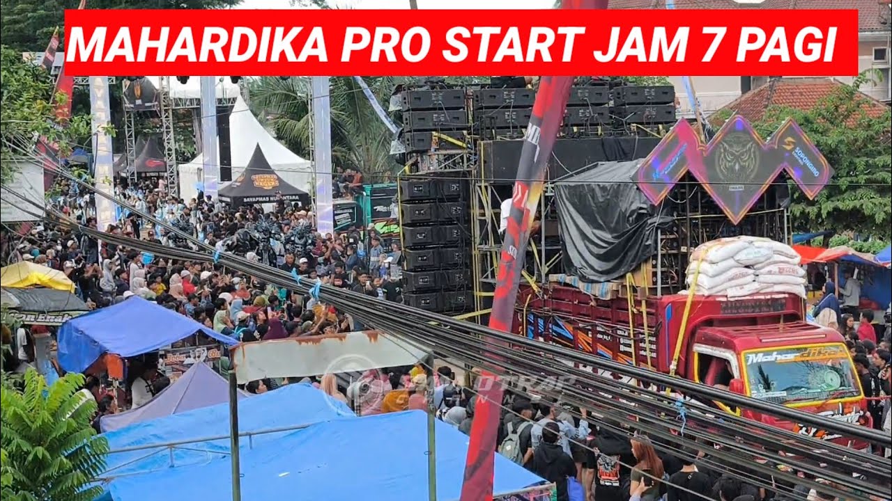 Mahardika pro start jam 7pagi,panduga kreatif menampilkan kostum yg istimewa,bos jemar ikut ngawal