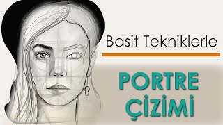 Basit Portre Çizimi Karakalem Basit Çizim