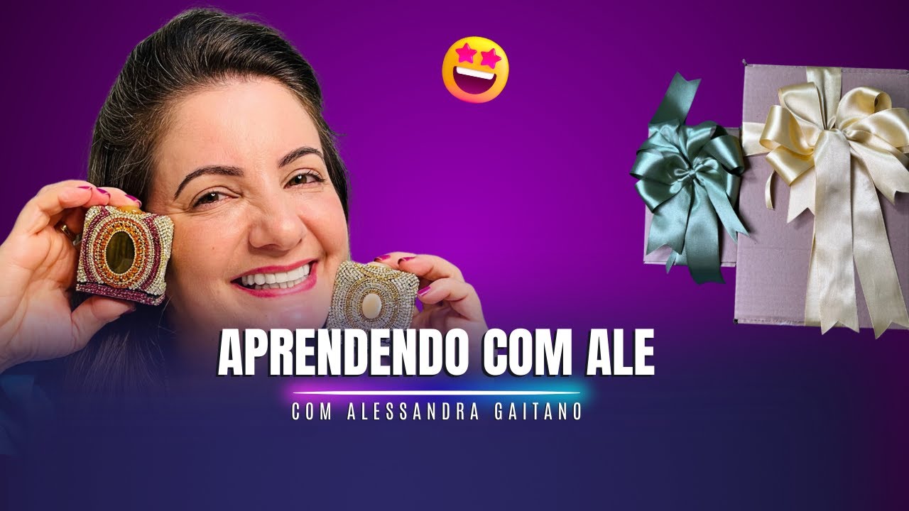 Aprendendo com Ale: Como Fazer Laço de Fita para Caixinha | Live #27