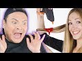 Hair Stylist Reacts to 5-Minute Crafts Hair Hacks (part 2)