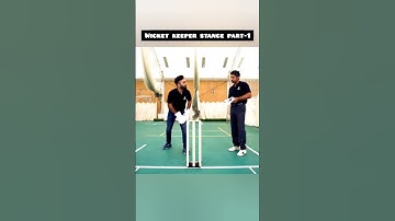 Wicket Keeper Stance Basics – Part 1 🧤 | Learn the Perfect Setup