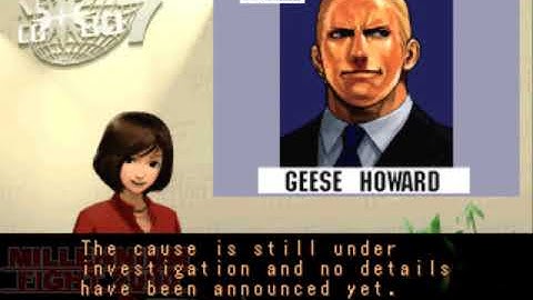 Capcom vs. SNK : Millennium Fight 2000 - PSX - Final Boss Geese Ending