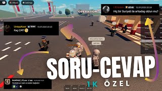 1K Özel Soru Cevap Türk Asker Oyunu Roblox