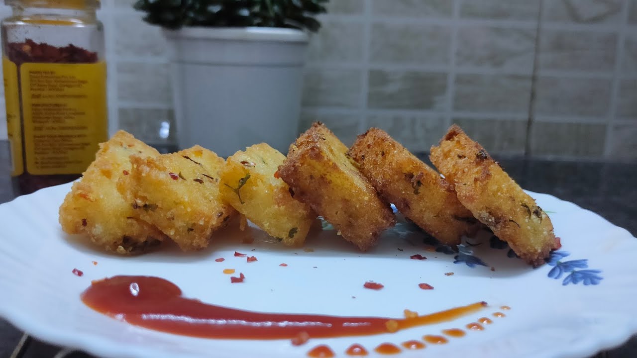 Crispy snacks of potato and rava | easy and quick recipe of potato rava ...