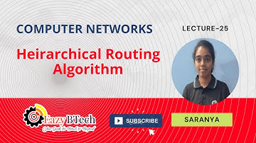 Network Layer || Hierarchical Routing Algorithm || Lecture 25