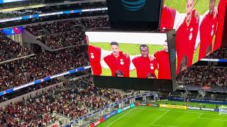 #copaamerica2024 Canada VS Venezuela, national anthem before quarterfinal kick off