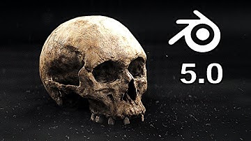 How to make a Skull in Blender - Advanced Workflow Tutorial [Sculpting, Retopo, Texturing, Baking]