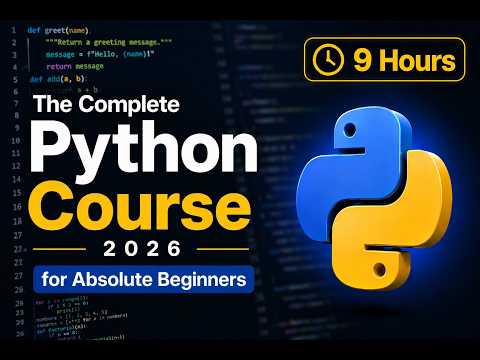 The Complete Python Course 2026 for Beginners No Coding Experience Required 4 PROJECTS