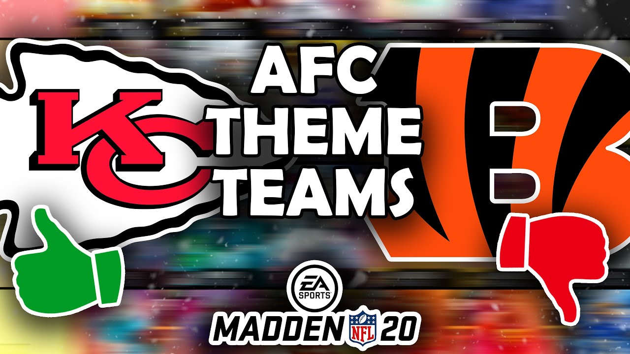 RANKING the BEST AFC Theme Teams in Madden 20 Ultimate Team YouTube