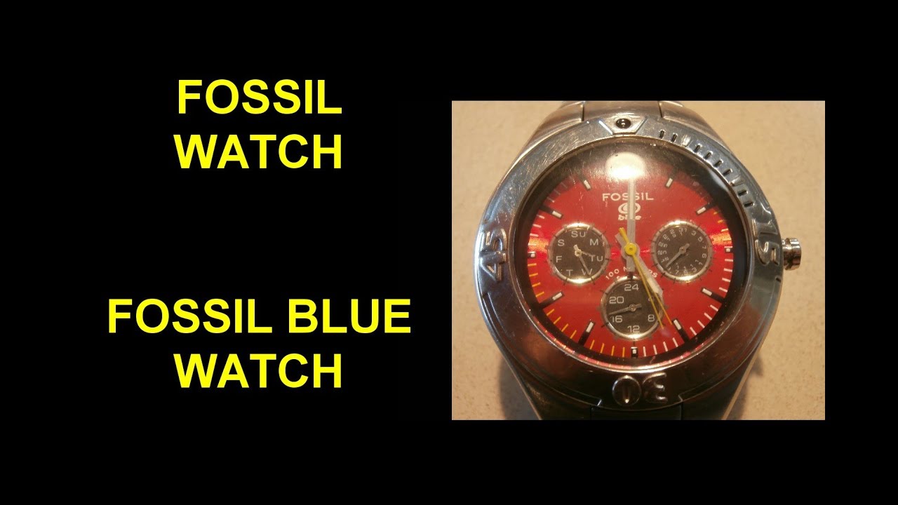 Fossil Blue BQ-9061 Analog Watch - ayanawebzine.com