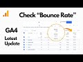How to Check Bounce Rate in GA4 | Find Bounce Rate in Google Analytics 4