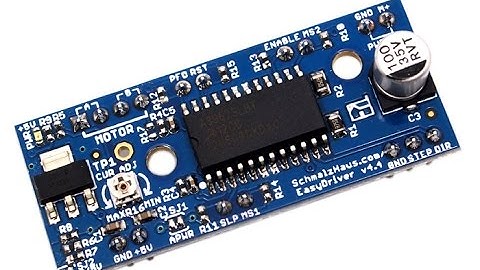 ✔Tutorial - Mini CNC Stepper Motor and EasyDriver .