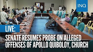 LIVE: Senate resumes probe on alleged offenses of Apollo Quiboloy, church | February 19