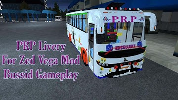 Prp Livery For New Zed Vega Bus Mod For Bussid | prptravels |bussid | Vilaiyatu pillai
