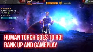 Human Torch Goes to R3! Rank Up and Map 7 Magneto Mini - Marvel Contest of Champions